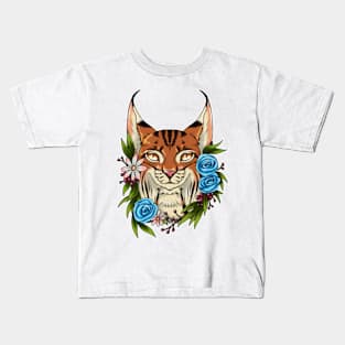 Lynx Bust Kids T-Shirt